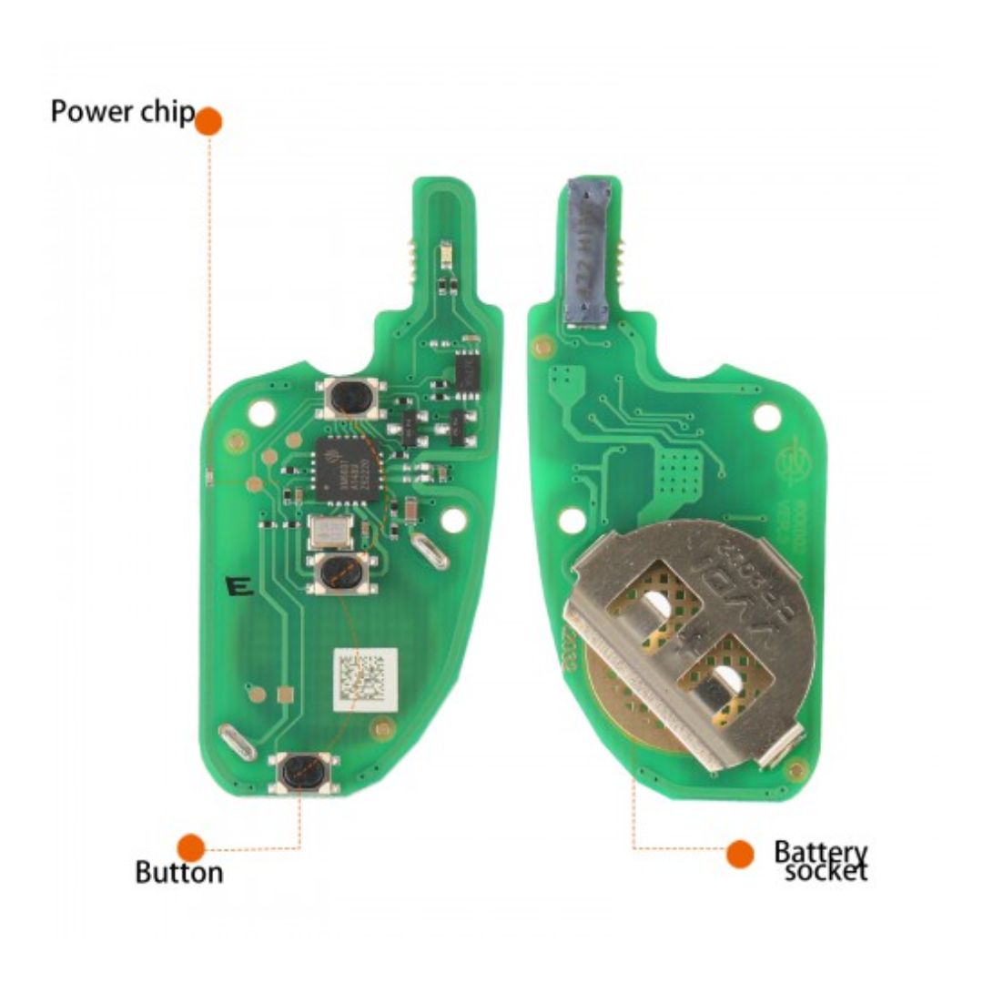 Xhorse XEDS01 universal remote back view